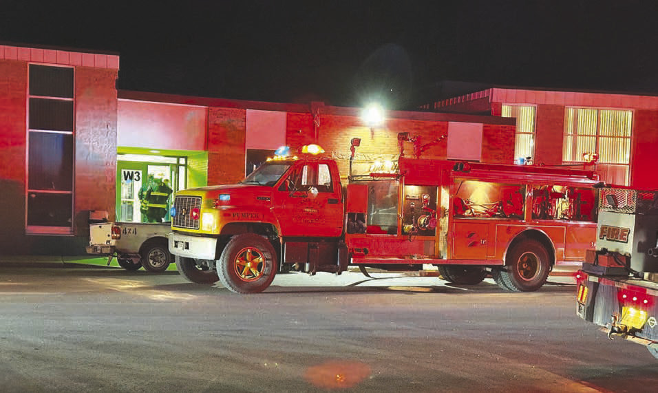 Six emergency vehicles responded to a fire alarm at the Timber Lake School on Wednesday, September 16. It didn’t take long to determine that the smoke alarm was set off by a faulty battery back-up in the tech room next to the library, resulting in smoke but no fire.