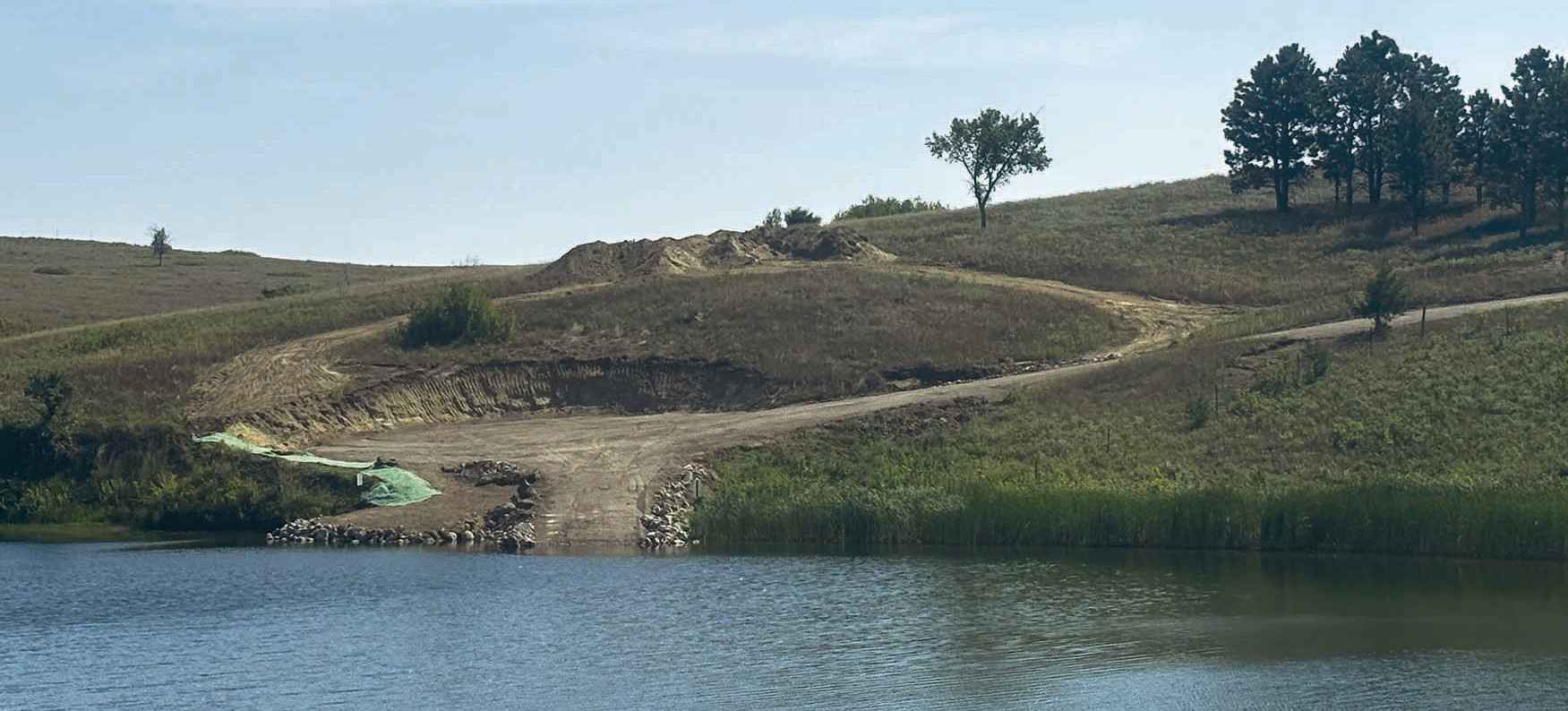A new boat launch for small boats, kayaks, and ice fishing was created at Little Moreau Dam #2.