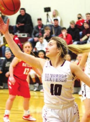 Shay Kraft led the Panthers with 18 points vs. Newell to end the regular season. File photo