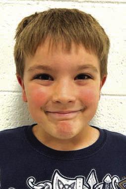 Charles Boysen, Grade 2, son of Kayla Boysen “Get a gun and hunt the fields until you get a turkey. Then take off its skin and cook it for 2 hours at 22 degrees and - Boom! Thanksgiving dinner!”