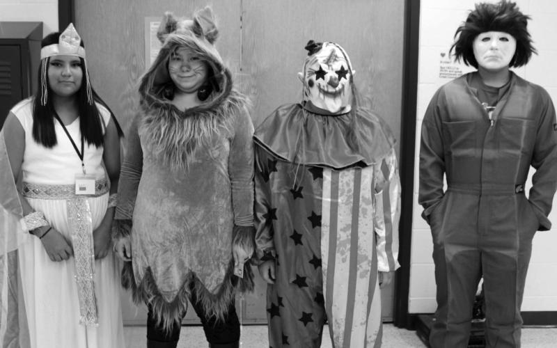 Costume contest at DHS