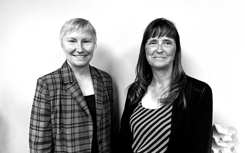Supt. Lynn Lawson (LEFT) and Business Manager Brenda Kosters were recently hired at the McLaughlin School District.