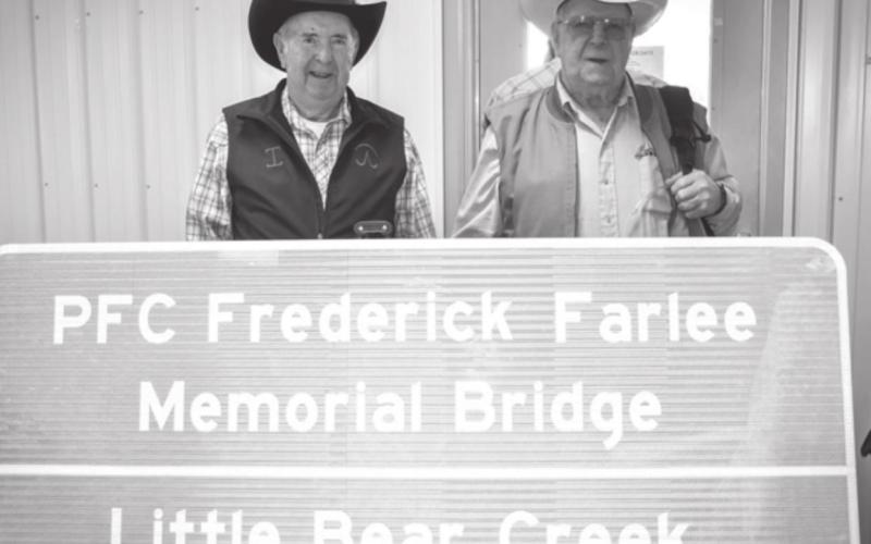 Clint and Keith Farlee, brothers of PFC Frederick (Rick) Farlee