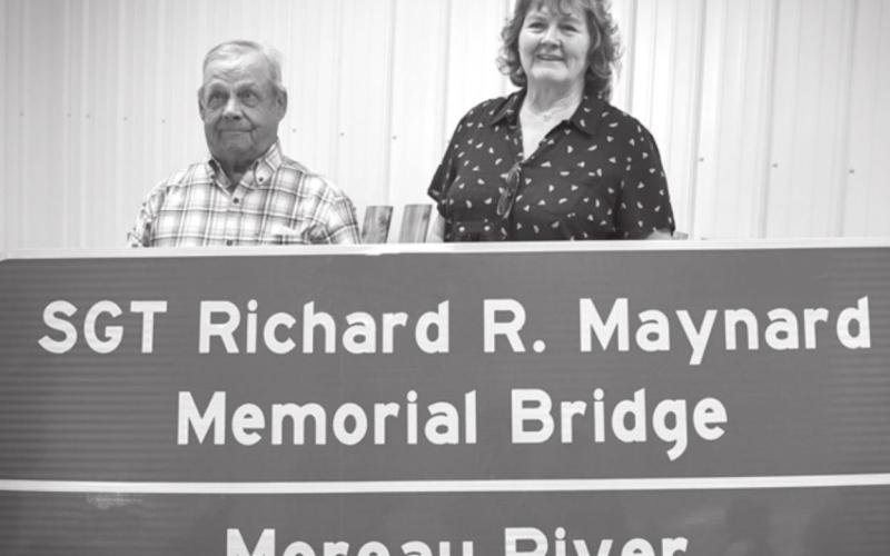 Sgt. Richard Maynard’s brother and sister-in-law, Larry and Nancee Maynard Photos by Kathy Olsen