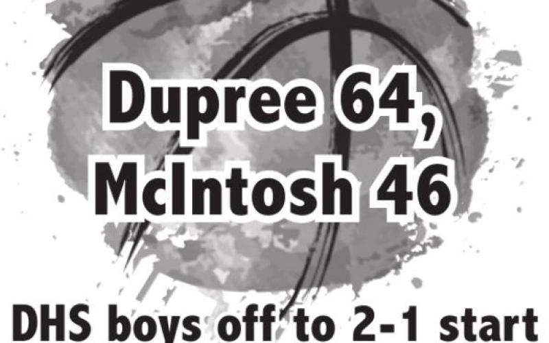Moran’s 26 leads Dupree boys past McIntosh