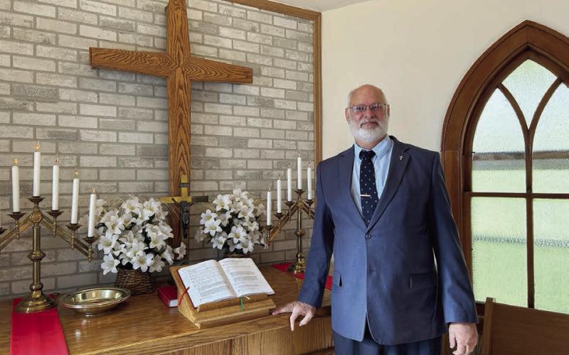 Pastor James Schmeling serves the quad-parish of Isabel, Morristown, McIntosh and Bison.
