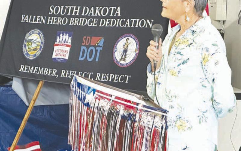 Mary Harris of Glad Valley, Vern’s sister-in-law, wrote the nomination for the Fallen Heroes bridge sign which now bears his name.