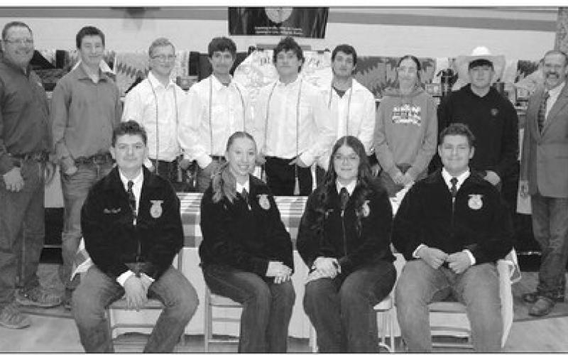 Awards presented at FFA banquet