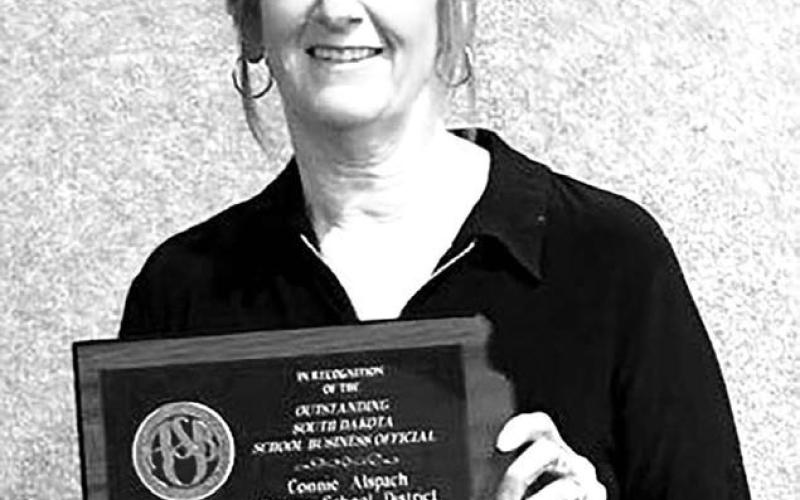 Connie Alspach honored as SD Outstanding School Business Manager