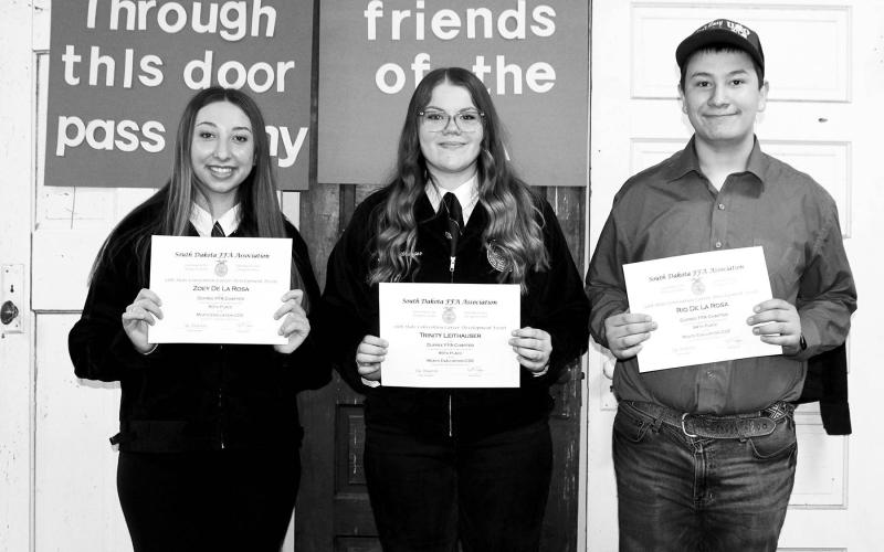 Dupree High School FFA hosts awards banquet