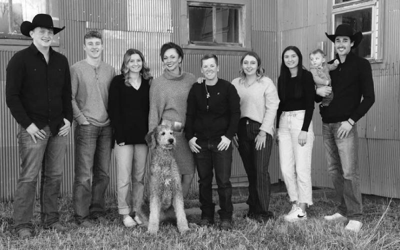The Family: Braylen Hansen, Gracen Hansen and Carlie Lawrence, Lyndsey and Frankie Ducheneaux, Kayden Kursave, and Lexy, Hayes and Trenton Hansen