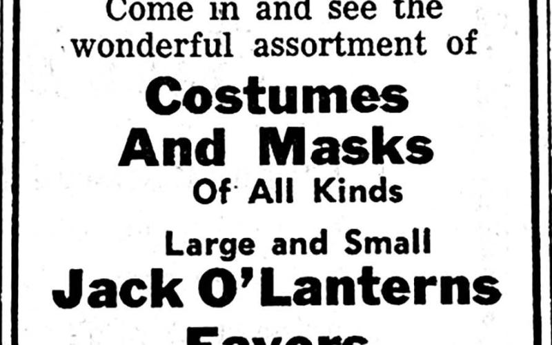 Ad from Timber Lake Topic October 4, 1962