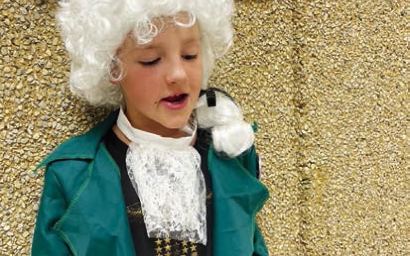 Third graders presented Monument Museum