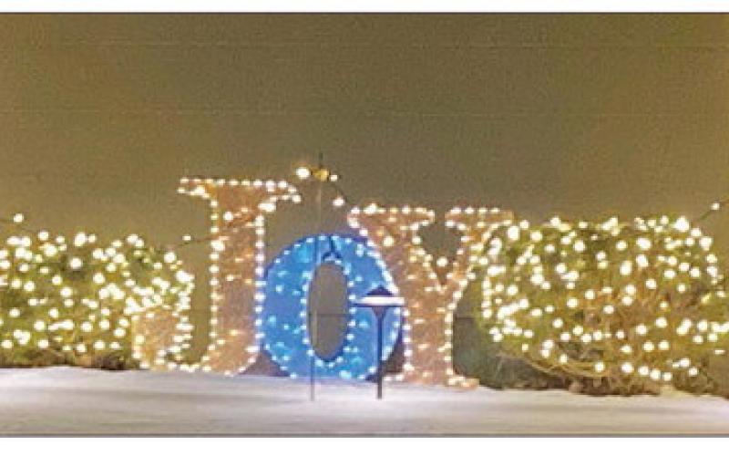 This light display at the home of Les and Jeane Mayer on C Street in Timber Lake is one of many making a drive around town worthwhile.