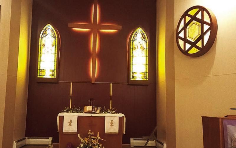 Piece of local church history restored and re-purposed