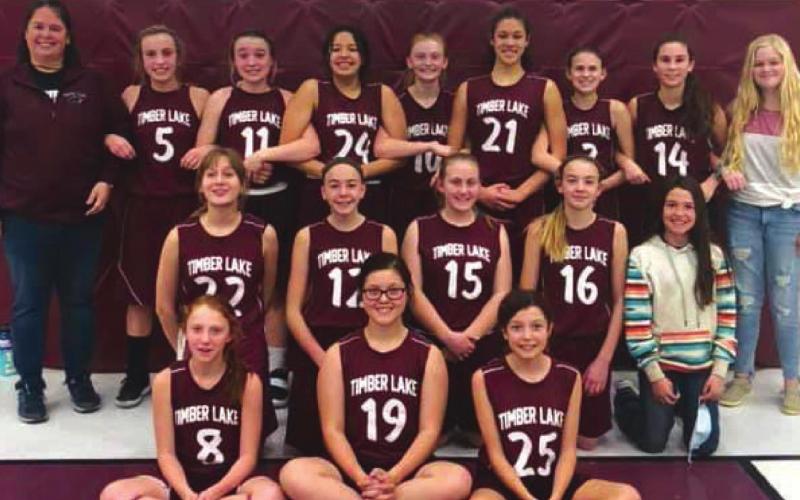 Panther JH girls place 5th at LMC tourney
