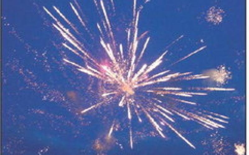 The volunteer Fire Departments in both Timber Lake and Isabel treated local residents and visitors to impressive fireworks displays after dusk last Friday, July 4. Photo by Jon Flatland