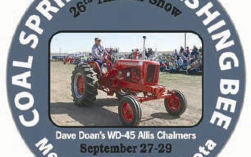 Coal Springs Threshing Bee &amp; Antique Show slated Sept. 27-29