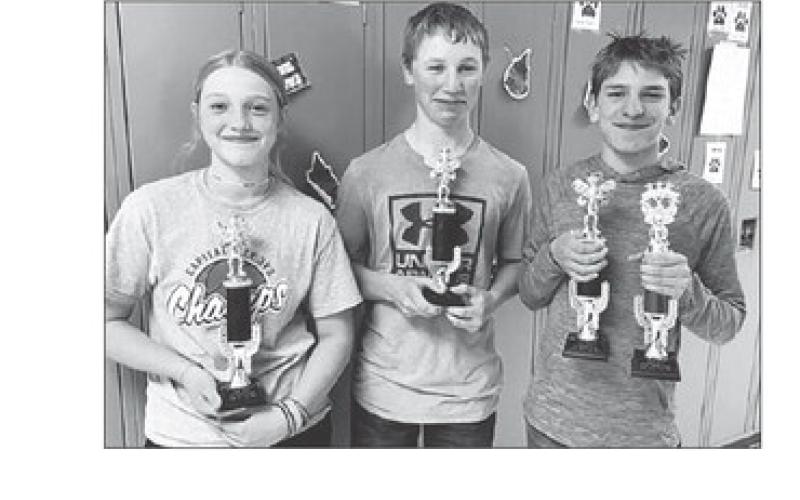 Northwest Area Schools Spelling Bee winners