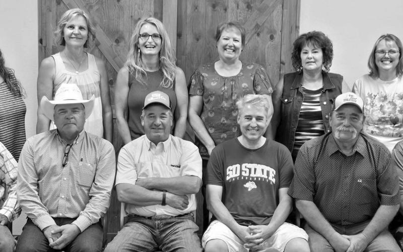 The TLHS Class of 1985 held a 40-year reunion during the Days of 1910 Celebration. Pictured are (front, l-r) Toby Keller, Mitch Enright, Chuck Maher, Arlen Scott, Roger Hieb, Gary Keller; back: Cindy Ducheneaux Dunn, Carletta Schweitzer Aberle, Colleen (Sunny) Biegler Wheeler, Bonita Long Richter, Renee Krumm Scherer, and Diane Schweitzer Goldade.