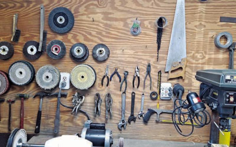 “My dad taught me to put things away. He said I could put things where they belonged or spend a lot of time looking for stuff instead of making progress.”