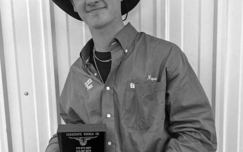 Roghair Won saddle bronc and team roping events