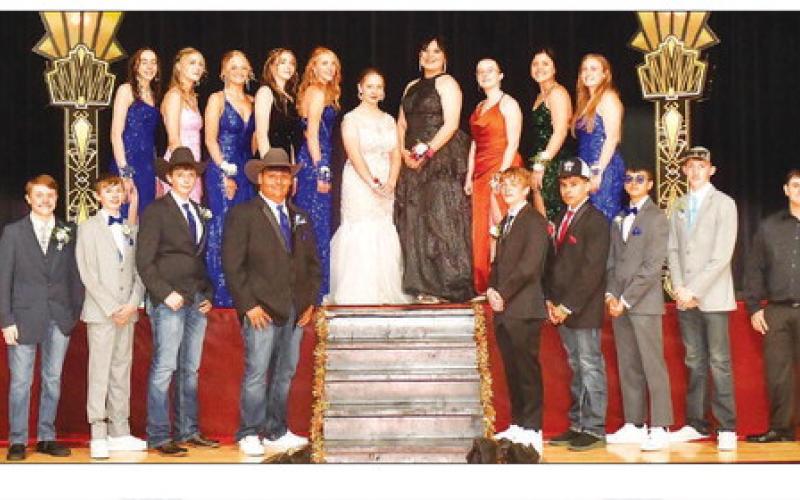 SOPHOMORES Front (L to R): Curtis Conner, Jeff Angsman, Gavin White, Rance Martin, Hayden Thompson, Brody Ellison, Chris Peterson-Lemmon, Ethan Ward, TJ Alley, Jesse Ridl, Adam Meier Back (L to R): Gailup Bollinger, Miley Murray, Hailey Roggow, Geana Bollinger, Sara Keller, Maddie Lou Gray, Ikeeah Buckley, Maria Scherer, Presley Goldade, Emma Johnston