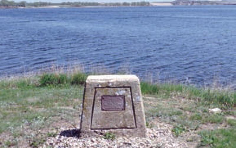 John Neihardt’s “altar of courage” to the subject of one of his poems - Hugh Glass - was removed from the Shadehill Reservoir last fall. The contents of a time capsule said to be inside the monument will be revealed later this month.