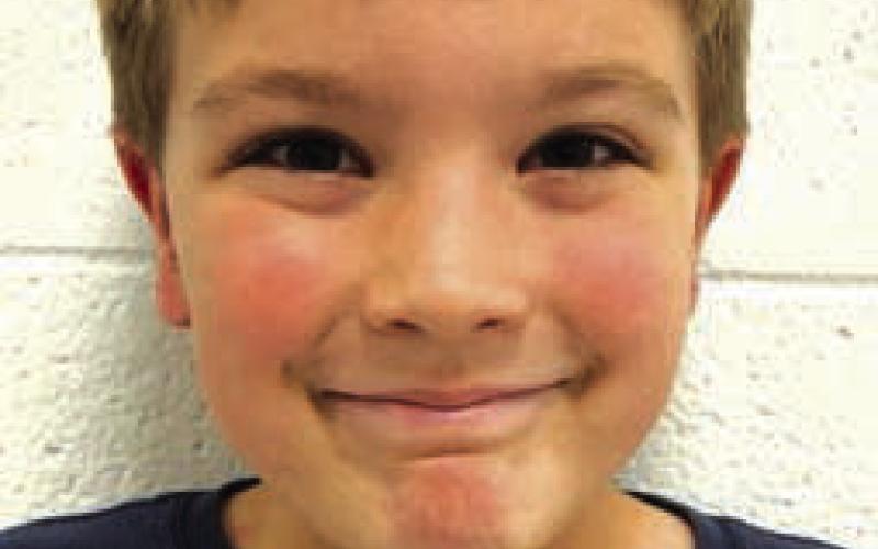 Charles Boysen, Grade 2, son of Kayla Boysen “Get a gun and hunt the fields until you get a turkey. Then take off its skin and cook it for 2 hours at 22 degrees and - Boom! Thanksgiving dinner!”