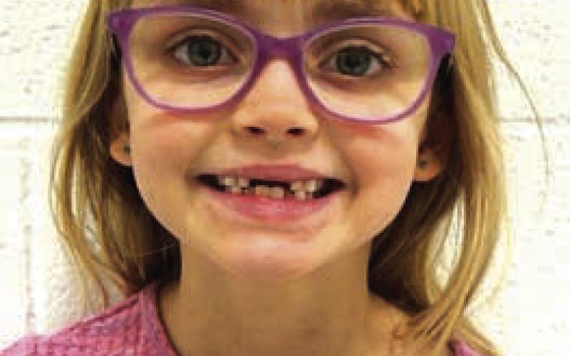 Harper Biegler, Grade 1, daughter of Scott and Chasity Biegler “First, you have to hunt down a turkey and shoot it. Then pluck the feathers and put seasoning on. You should cook it 45 minutes at about 25 degrees. You’ll be able to smell when it’s done.”