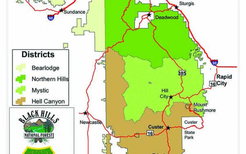 The Black Elk Wilderness was congressionally designated in 1980 and spans 13,534 acres in the center of the Black Hills National Forest in western South Dakota.
