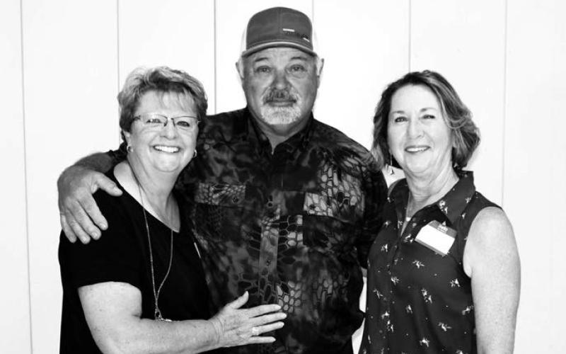 A few of the IHS class of 1977 came to catch up at the reunion. (L-R): Marlene (Miller) Stewart, Jay Boldt, and Maureen (Alley) LeFleur.