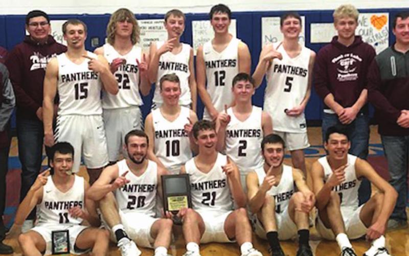 LMC Champs Timber Lake, 2022 LMC tournament champs (L-R) FRONT: Tristan Dupris, Brandt Ducheneaux, Kedrick Martin, Jayce Lawrence, Chazz Gabe; MIDDLE: Gracen Hansen, Cole Ducheneaux; BACK: Bryce Schaffer, Cody Lawrence, Sawyer Holzer, Jaiden Ducheneaux, Hank Kraft, Chase Marshall, Kyler Bollinger, Dixon Booth, Tell Murray, Brady Sandquist, Dan Pederson, Landon Leunig, Molly Miller.