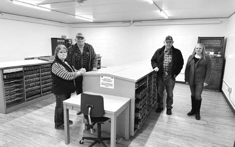 Records vault open