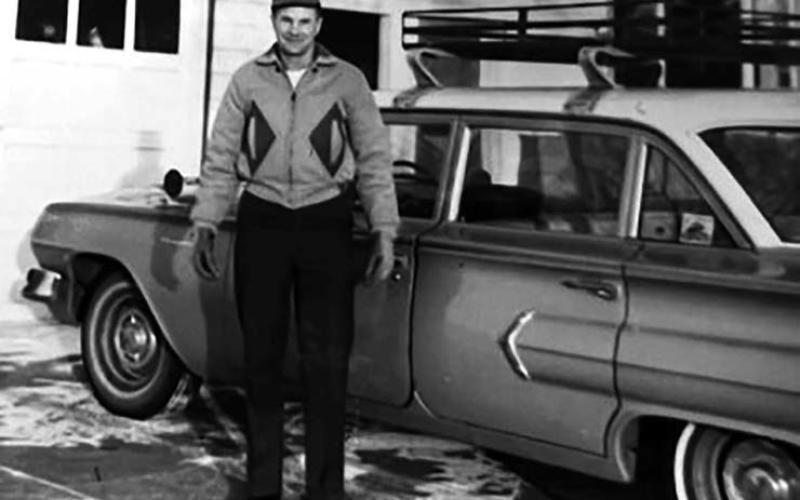 Above, the original Schmeichel’s Repair shop still stands on the west side of McLaughlin today. The business expanded to its current location in 1979. At right, Lester Schmeichel, the founder and visionary of Schmeichel’s Repair.