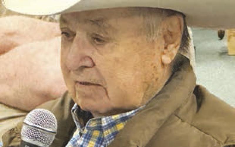 More than 40 people attended the book signing and storytelling about the Diamond A Cattle Co. at the Timber Lake Museum on Sunday, April 12. Danialle Rose (with mic in photo at left) talked about her book, “Wild Roses Grew on the Diamond A” and others, including Everett Hunt (right) and Johnny Holloway and Sam Mortenson (below) shared stories.