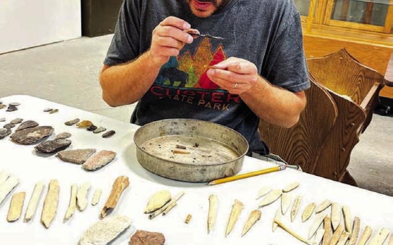 Matthew Busch, a senior archaeologist with the S.D. State Historical Society’s Archaeological Research Center in Rapid City, will talk about artifacts and archaeology at the Timber Lake Museum on Tuesday, February 17 at 6 p.m. MT. Busch will do a presentation, show examples, and answer questions. The public is welcome at the free event and invited to bring artifacts or unidentified objects for a show and tell session. For more information, call 605-848-3092.