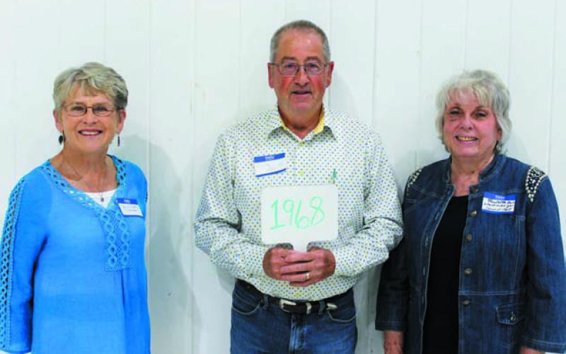 Class of 1968 The trio representing the IHS Class of 1968 to recognize 45 years since graduation were (L-R): Jane (Waddell) Schwalm, Mike Alley, and Paulette (Garr) Washbenberger.