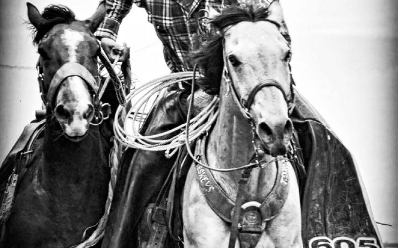 Longtime PRCA rodeo pickup man Tucker Stocklin of Isabel recently announced his retirement at the end of this season. Courtesy Photo