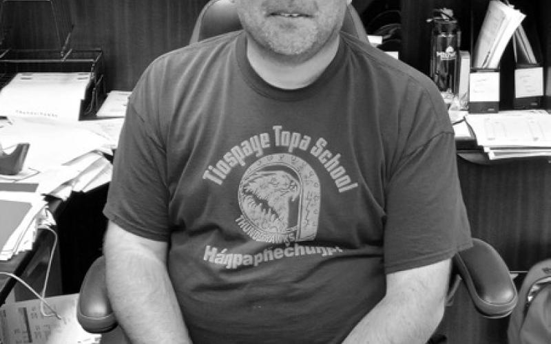 Brent Mareska of Timber Lake, Principal at Tiospaye Topa School at LaPlant, was named Region 5 Middle School Principal of the Year.