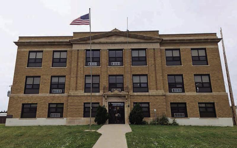 The Ziebach County Courthouse in Dupree is one of the locations that would be affected by a proposed merger of circuit courts in West River counties. Photo by Makenzie Huber