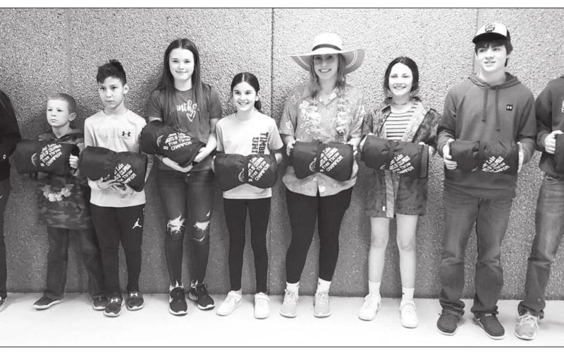 Knights of Columbus Free Throw Contest winners