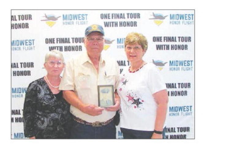 Vietnam veteran Art Heinrich (Isabel Class of 1967) with his wife Lois (LEFT) and his sister, June Busse.
