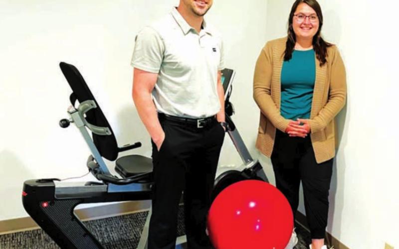 Drew Petersen (LEFT) has recently welcomed Courtney Dahlgren to the Hands on Health staff. They see patients at Timber Lake on Tuesdays and Thursdays.