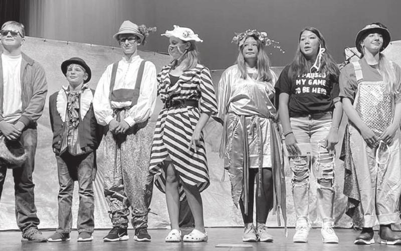 THE D.A.K.O.T.A. COUNCIL. (L-R): Brayden Hansen, Preston Maciejewski, Holden Gill, Miley Murray, August Anderson, Lacey Dupris, Gailup Bollinger.