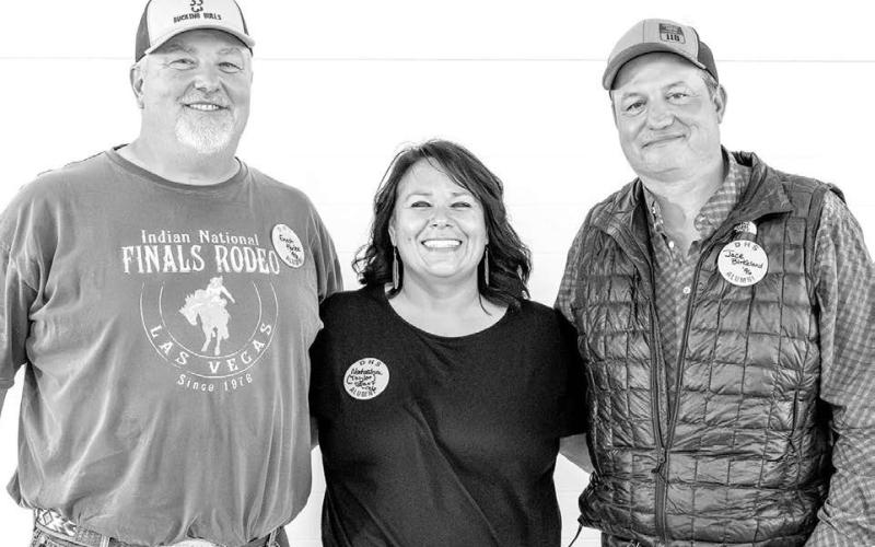 Enoch Farlee, Natasha Taylor Starr and Jace Birkeland, Class of 1996