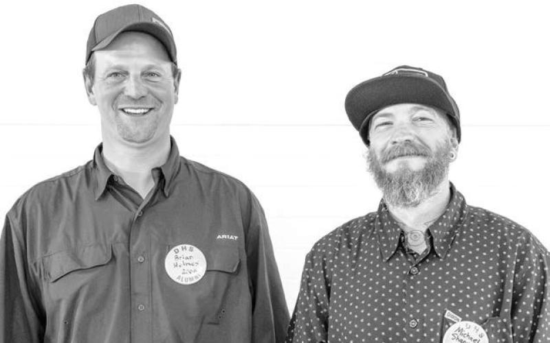 Brian Holmes and Michael Shannon of the Class of 2006