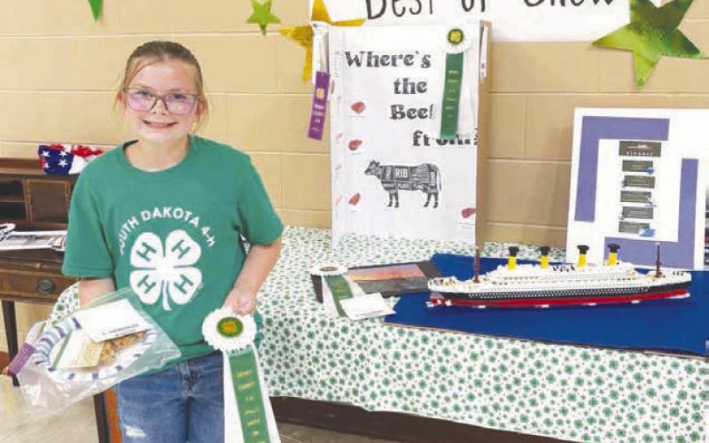 After winning the Grand Champion ribbon last year, Stella Nilson will be entering the cookie contest again this year.