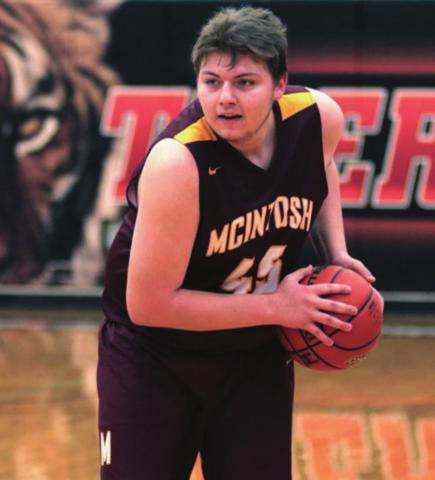 McIntosh forward Alex Bjornstad added 4 points to a recent victory over Bison. File photo by Jon Flatland