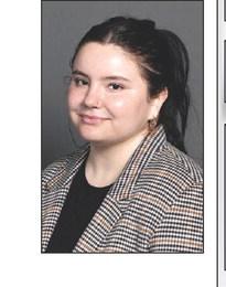 Allison Gross, who earned a B.A. at USD and is working on a master’s degree, is the daughter of Richard and Marie Gross of Timber Lake.